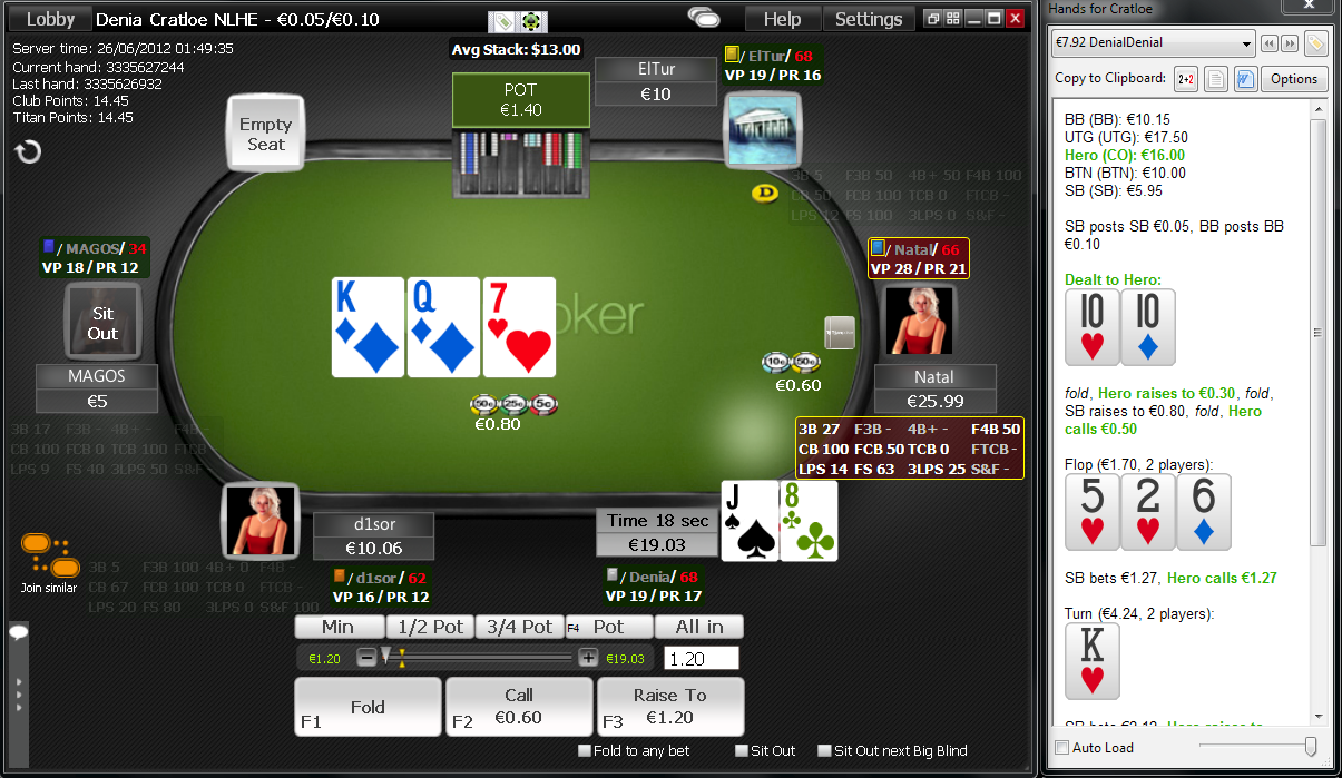 Stud Poker Tracker 10