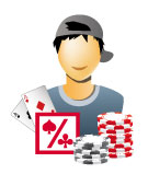 PokerStrategy.com will give you free poker money to begin playing with